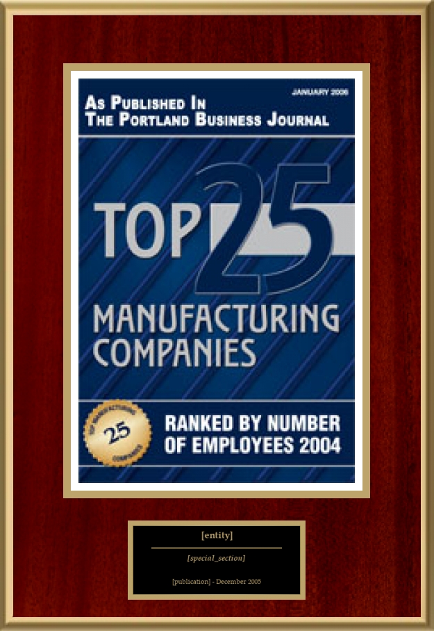 Top 25 Manufacturing Companies American Registry Recognition